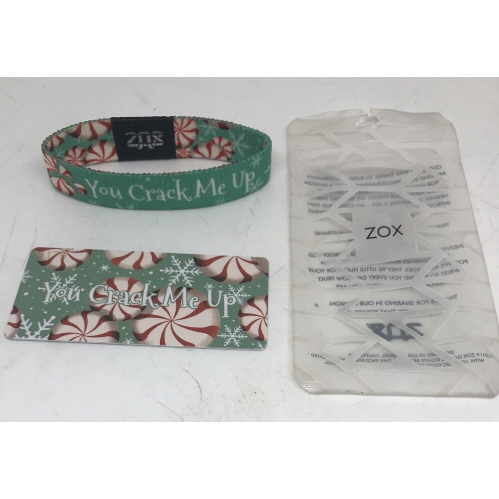 ZOX YOU CRACK ME UP  Med Strap Silver Logo #0179 XMAS 2020 Advent Calendar